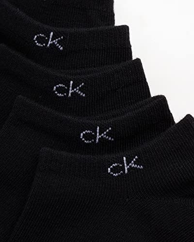 Image of Calvin Klein Mens No Show Socks - 6 Pack Soft Cotton Blend Cushioned Athletic Low Cut Socks for Men for Sports and Running