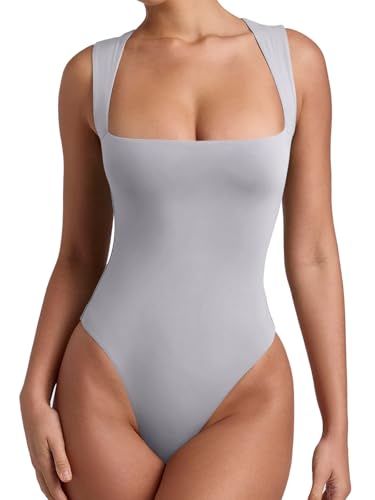 Tank Tops Square Neck Double Lined Sleeveless 27 tank tops square neck - micro chip
