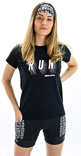 Bermuda de Compressão para Corrida Hupi Run Run Feminina Curta, Cor: Preto, Tamanho: P
