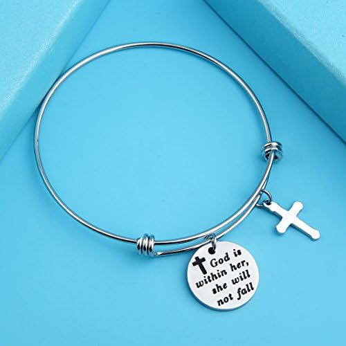 Zuo Bao Christian Necklace Psalm 46:5 