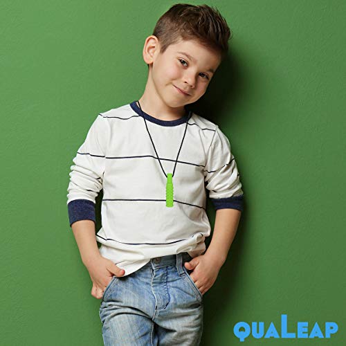 Image of Sensory Chew Necklace (3 Pack) - Sensory Oral Motor Aids Teether Toys for Autism, ADHD, Baby Nursing or Special Needs- Chewing Biting Fidgeting for Kids Adult Chewers (Standard Firm)