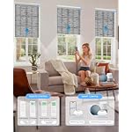 Motorized Roller Shade, Light Filtering Smart Blind with Remote - Image 2