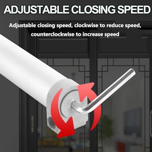 Cierrapuertas corredero automático de velocidad ajustable para terraza 5