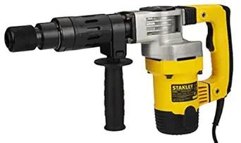 STANLEY STHM5KH 1010W 5Kg Corded Hex Chipping Hammer (Yellow and Black)