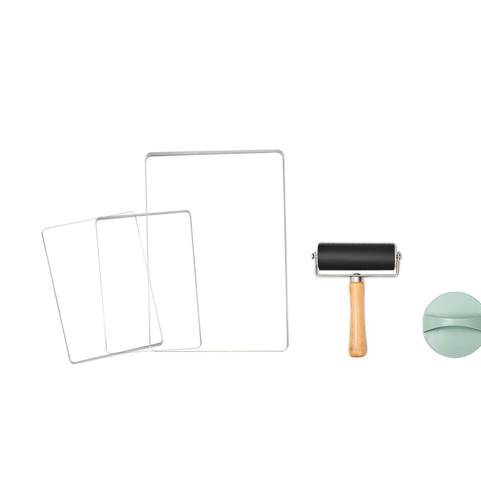 Kit de Placa de Impresión en Gel, Impermeable, Reutilizable, para Diario, Scrapbooking, Hogar.