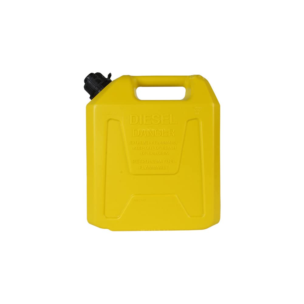 URFEDA Bidón de gasolina de 5 L/10 L, bidón de repuesto, bidón de gasolina, bidón de diésel, bidón de combustible, gasolina y diésel, con tubo de vertido