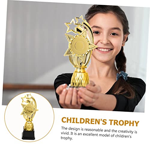 LIOOBO 2 Peças Pentagrama Troféu Medalhas De Plástico Guarnição De Troféu Infantil Troféu De Futebol