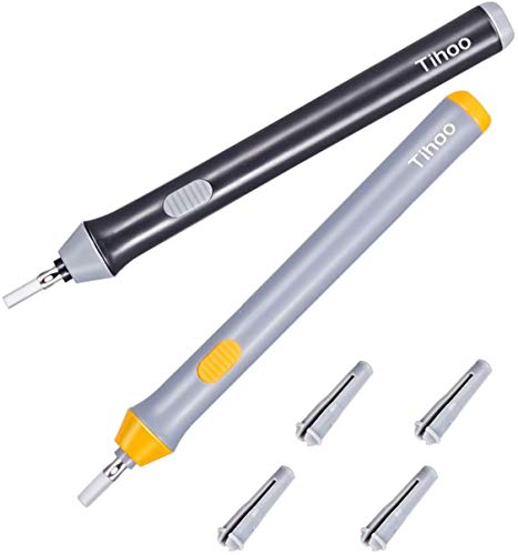 2Set Electric Erasers Kit With 44 Eraser Refills Art Erasers For Highlight Auto Eraser For Pencil Drawing Powered By 2 Aaa Batteries (Not Included) Black & Gray #TOP6