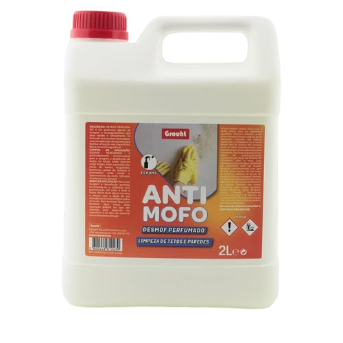 Limpiador de Moho Profesional 2L | Elimina Manchas de Humedad Hongos, Moho y Algas de Paredes, Azulejos, Sellos de Silicona y Más | Efficaz y Instantáneo