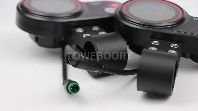 Zerone Écran TF‑100 Instrument de communication à 6 broches avec écran