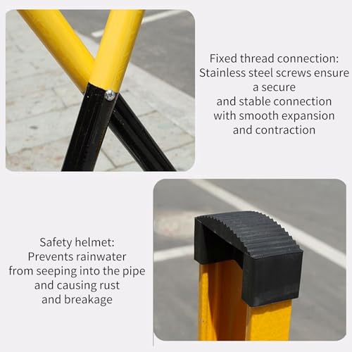 Clôture de signalisation pliable pour chantiers de construction - 4