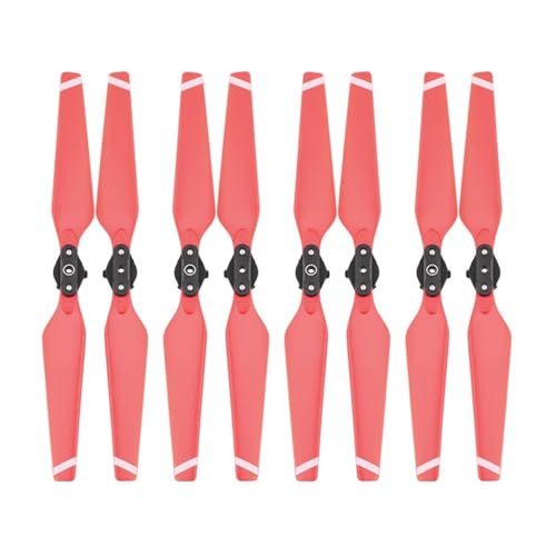 Hélice 8330F drone pro pliable rouge lot de 8 pales de rechange amovibles pour aéromodélisme