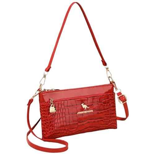 Piceioep Borsa da donna con 2 cinghie Chiusura con cerniera Borse a tracolla Pochette Borse Borse alla Borsa sotto le ascelle Borse a tracolla per donna