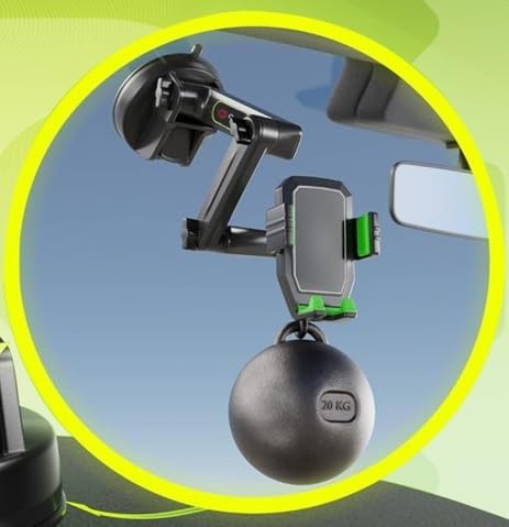 HEARTZ D001 Ağır Vasıta Araçlar için Araç Tutucu Kamyon Tır Otobüs Ekskavatör Gibi Büyük Araçlar için Büyük Boy ve Büyük Vakumlu Ergonomik Tasarım APlus Kalite Memnuniyet Garantili Araç Telefon Tutucu