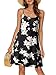 MsBasic Women's Sleeveless Adjustable Strappy Summer Swing Dress Medium MS6216-4