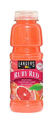 Langers Ruby Red Grapefruit Juice Cocktail 12 Pack
