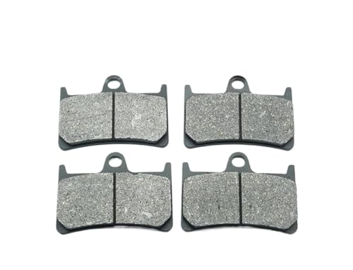 �f�B�X�N�u���[�L�p�b�h �ɓK������ FZS1000 FZ1 �t�F�C�U�[ 2001-2005 XJR1300 2001-2017 XJR1300C 2015-2019 FZS 1000 XJR 1300 �I�[�g�o�C�t�����g���A�u���[�L�p�b�h(2�y�A�t�����g)