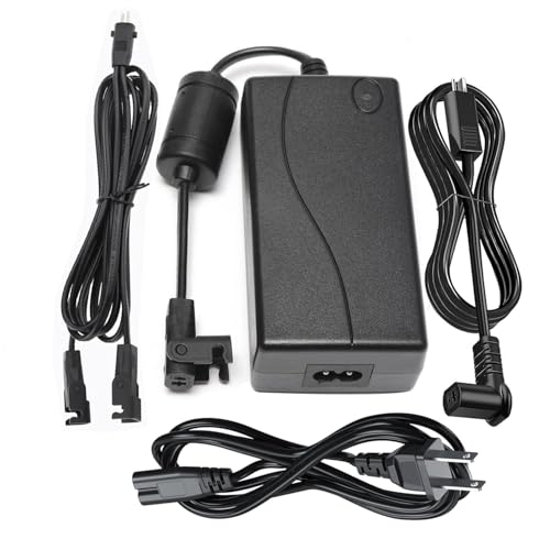 Universal Dual Motor Power Supply Transformer with AC Power Cord, L Shape DC Extension Cable and Y Splitter Cord,29V 2A Recliner Power Supply Kit-4-Piece for Recliner, Lift Chairs and Sofa