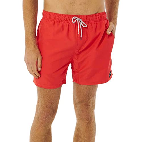 Short de bain Rip Curl Offset 15 rouge pour vos vacances à la plage