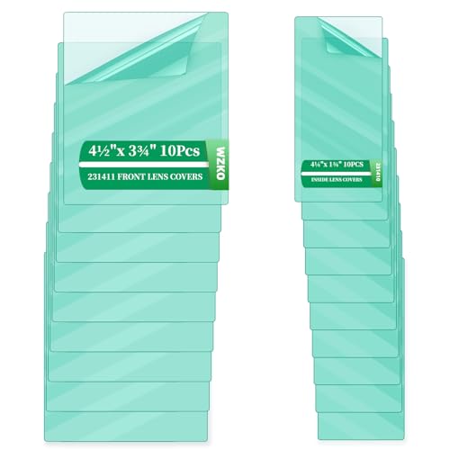 Image of WZKO Welding clear Lens Set Impact & Spark Resistant for Miller Electric Helmets (20-Piece: 10x 231410 Inside + 10x 231411 Front Covers)