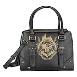 Harry Potter Hogwarts Crest Premium - Bolso de mano a cuadros, One Size