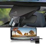 Fitcamx Front 4K+Rear 1080P Dash Cam Adapts for Toyota 4Runner 2025-2026 & Hybrid (HD2-35030), Integrated Factory Look, 2 Way HD Video, WiFi & APP, Loop Recording, G-Sensor, Easy to Set, 128GB Card