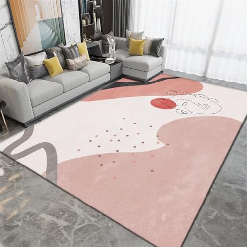 Tapis beige doux et confortable salon moderne 170X240 - 2