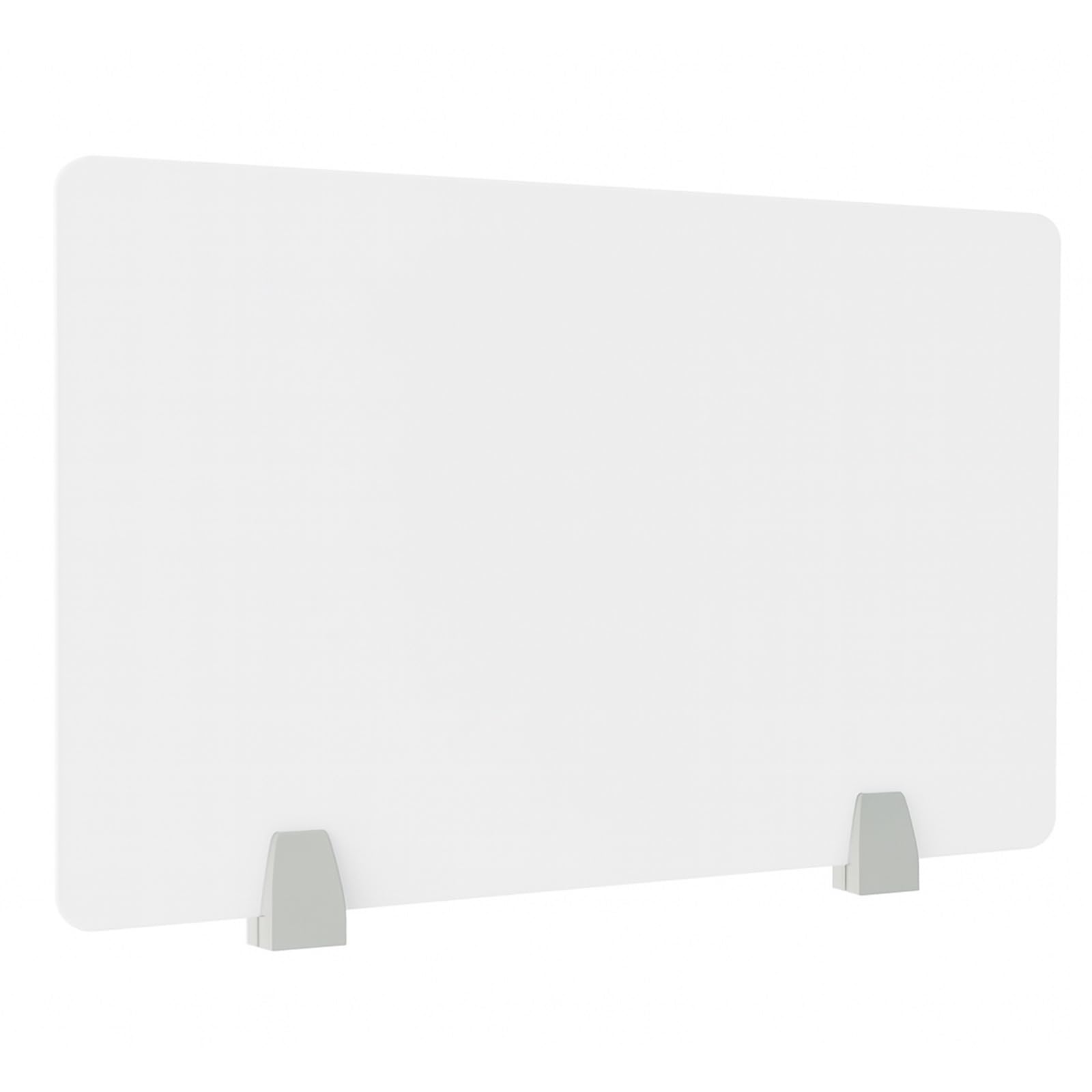 GBRJUYF PVC Desk - Acrylic Partition for Test Centers & Libraries, Clamp-on Desk Divider, Workspace Shield, Tabletop Protection (C, L H 80CM x 45CM)