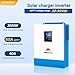SUNGOLDPOWER UL1741 3000W Solar Inverter 24Vdc to 120Vac, All in One Inverter 60A MPPT(MPPT Voltage Range:30-90Vdc) and 40A AC Battery Charger, Pure Sine Wave for Off Grid System