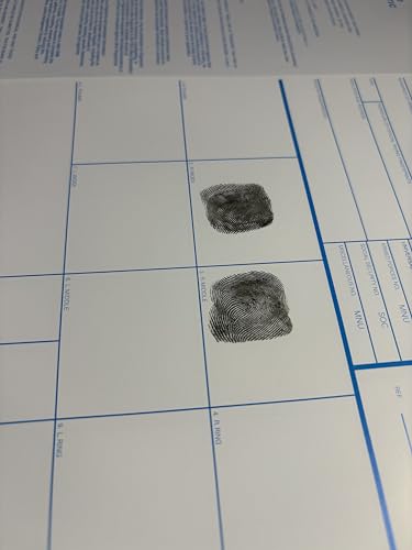 ZHUKEYONG Fingerprint Kit FD-258 Cards, Reusable Ink Pad and Instructions,11-1-20 Newest Version-18 Pack - Thumbnail 7