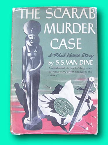 Rare THE SCARAB MURDER CASE by S.S. van Dine - ... B09P7G5TSB Book Cover
