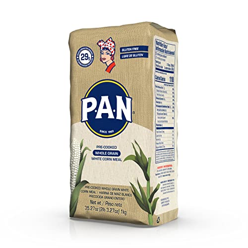 P.a.n. Whole Grain White Corn Meal – Pre-Cooked Gluten Free And Kosher Flour For Arepas (2.2 Lb / Pack Of 1) #TOP1