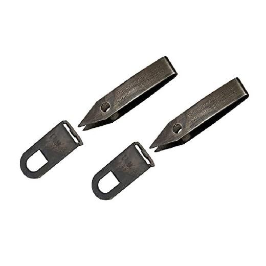 Uncle Bill's Sliver Gripper Tweezers Black Oxide Steel w/ Keychain Clip (2-Pack)