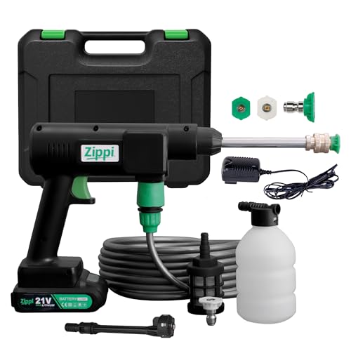 Zippi Hydro Cleaner Deluxe 2025 – Cordless High-Pressure Scrubber with Foam...