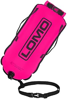 Lomo Roll Top Dry Bag Swimming Tow Float - Pink