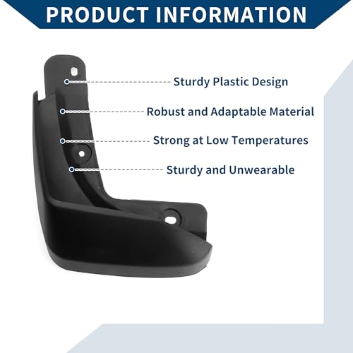 Image of Mud Flaps Splash Guards W /Mount Accessories for Honda BRV 2015-2021 Front & Rear Mud Guards