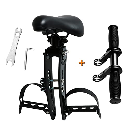 OMYAOIT Asientos de Bicicleta para Niños con Manillar para MTB, Asiento de Bicicleta para Niños Montado en la Parte Delantera para Niños de 2 a 5 Años, Límite de Peso de 48 lbs, Fácil de Instalar Cover