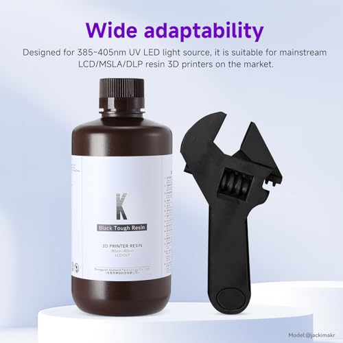Resina 3D ABS-Like Negra 1000g para Impresoras LCD UV - Fernando Cortés