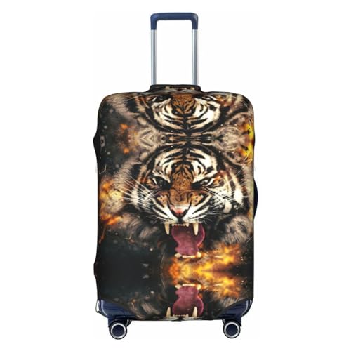 Housse de protection pour valise lavable OdDdot Motif flamant rose 45-81 cm