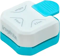 Furador de Papel 3 em 1 BRW Canto Arredondado