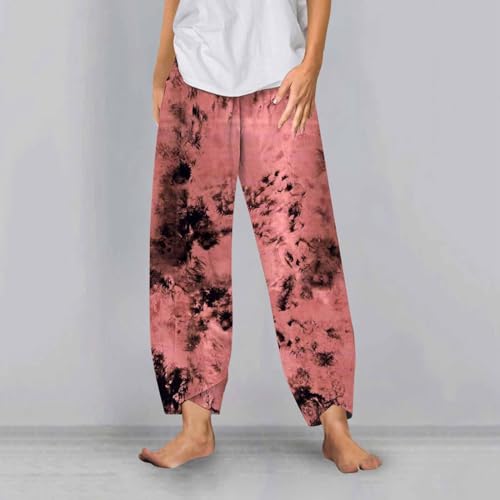 Generic Linen Pants Women Jeans Cropped Lightweight Womens Capris for Summer High Waist Linen Casual Womens Trousers for Summer Dressy Linen Loose Black Denim Trendy 2024 Plus Size Vacation Boot Cut2