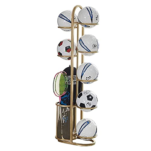 Baloncesto Organizador  Titulares De Baloncesto Equipo De Deportes Organizador  Bola De Almacenamiento Ball Ballback Holder  Bolas De Piso Pesado Display Tower Stand For School Shop
