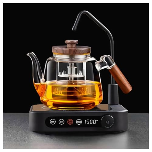 Quxxuol �d�C�Z���~�b�N�e�B�[�X�g�[�u �e�B�[���[�J�[ �d�C�e�B�[�P�g�� 110V ���^ ������@�\�t�� �^�C�}�[�\ ���C�ɓ���̂����🹂�邽�� �ƒ��I�t�B�X�ł̎g�p�ɓK���Ă��܂� (�u���b�N,�V���O���F+F)