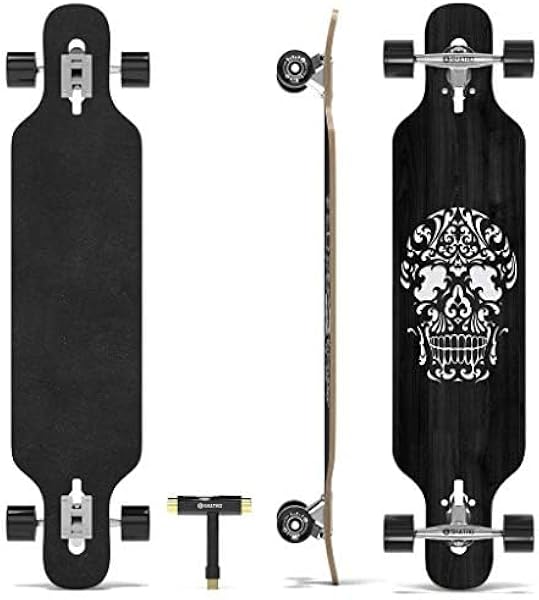 Skatro 41in Drop Through Longboard with T-Tool Included