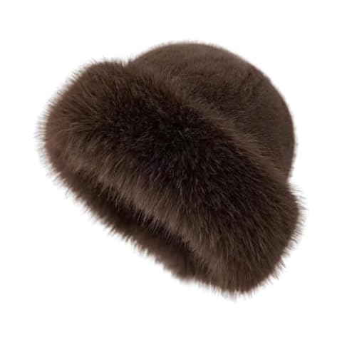 Chapeau seau en fausse fourrure YGSIKY Cover