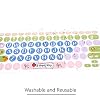 -Unique Design Silicone Keyboard Cover for Logitech K380 Multi-Device Bluetooth Keyboard Protective Skin-Happy Day