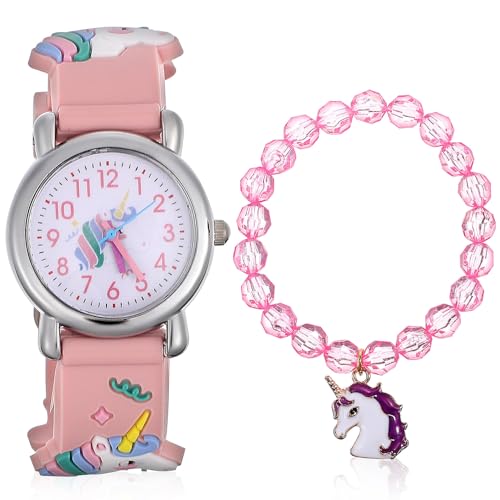 Reloj de unicornio para niñas pequeñas ideal como regalo de comunión o identidad infantil