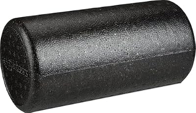 Amazon Basics High-Density Foam Roller for Exercise and Recovery, 12 Inches, Black