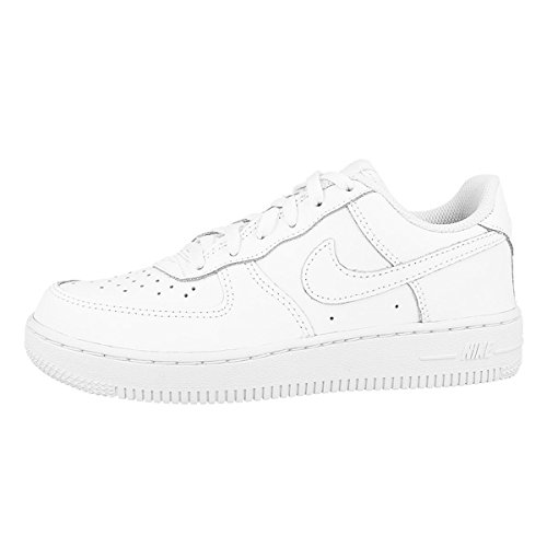 Nike Low Junior Sneakers 314193 117 Force 1 (PS) Size 27.5 White
