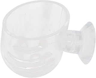 Copo Alimentador de Camarão de AquáRio, Copo de Alimentação de Cone de Tanque de Peixes AcessóRio de Tanque de Peixes Com Ventosas para Alimentar CamarõEs NematóIdes de Camarão de Salmoura